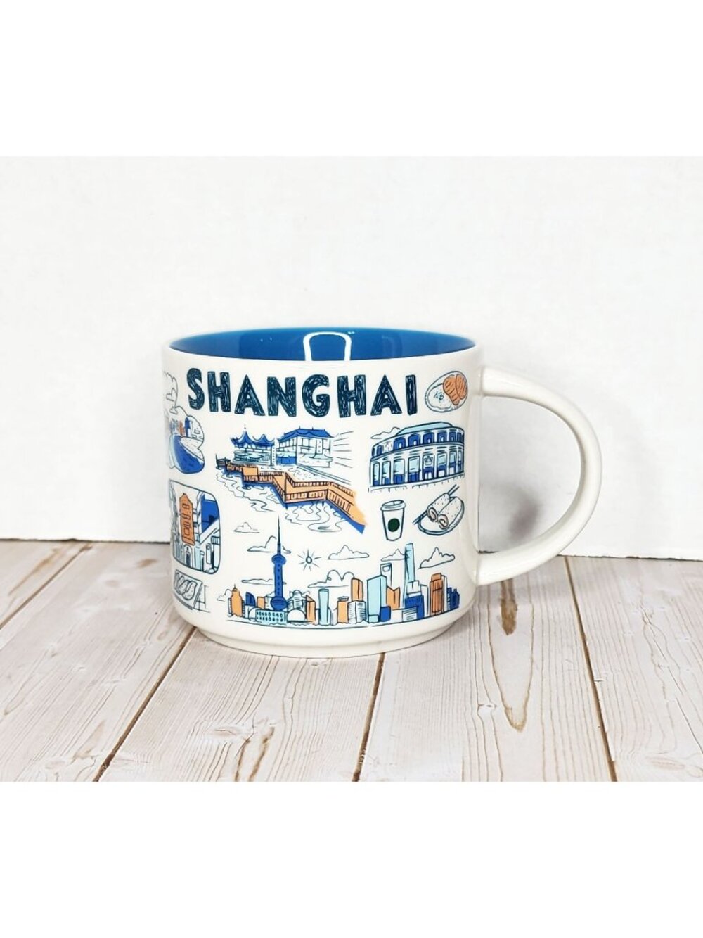 2023 China Starbucks Been There Series 14oz Ceramic Shanghai City Mug NO BOX
